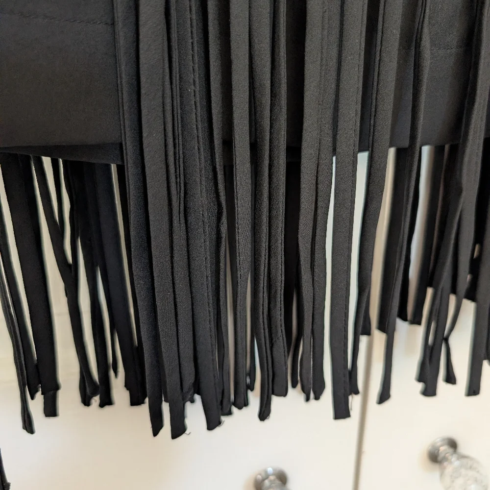 Top Shop Kate Moss Fringe Dress XS - Picture 5 of 15